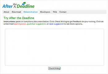 Proofreading tool - After the deadline