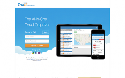 tripit screenshot